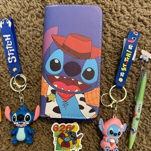 Stitch Themed Kids Toy Set - Blue and Pink